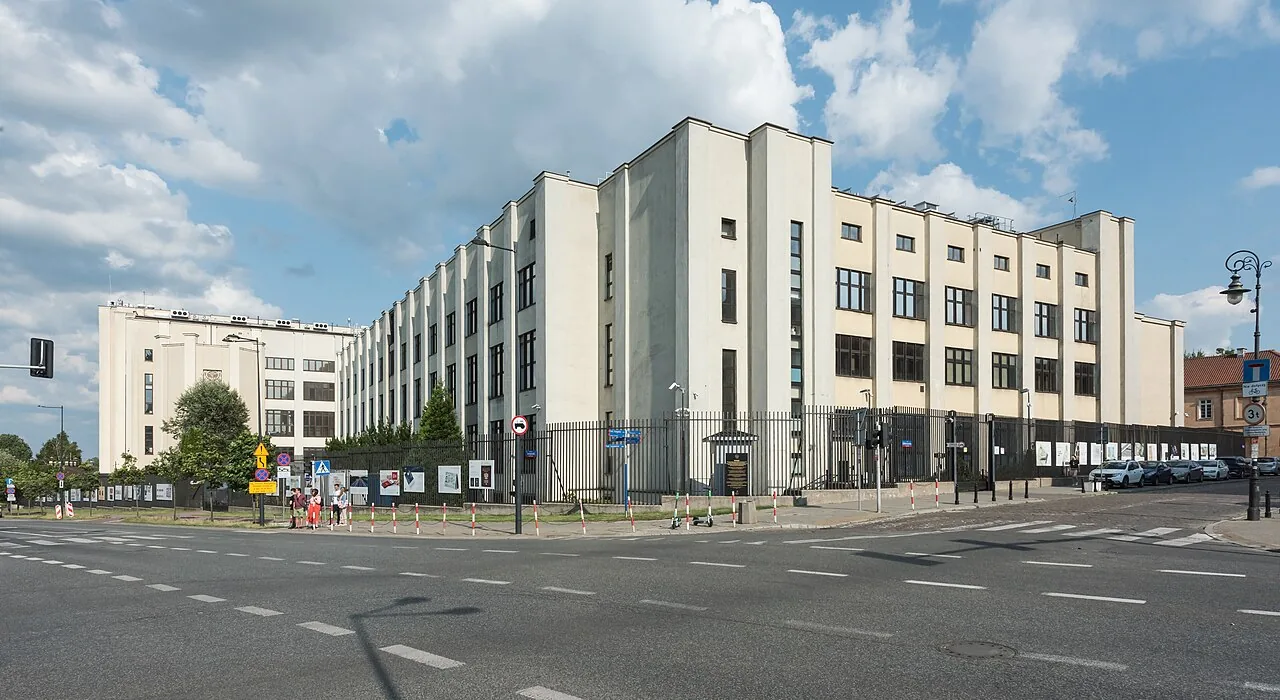 Photograph: The Polish Security Printing Works in Warsaw.